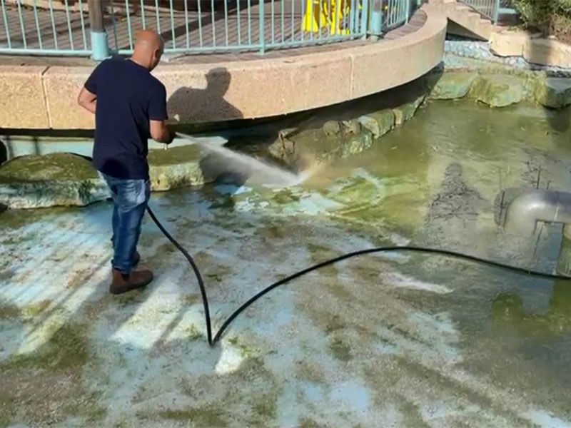 שטיפת קווי ביוב באורנית