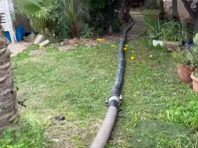 שחרור סתימות ביוב בבצרה