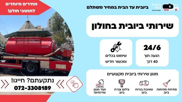 ביובית בחולון
