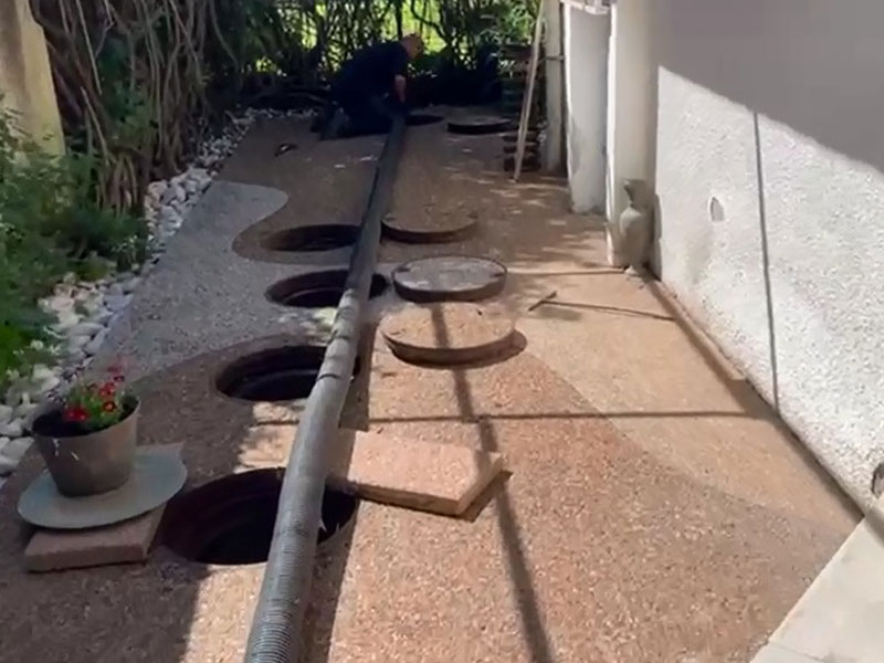 שוחות ביוב בכפר שמריהו