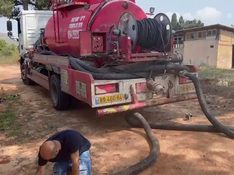 פתיחת סתימות ביוב ברמת אפעל