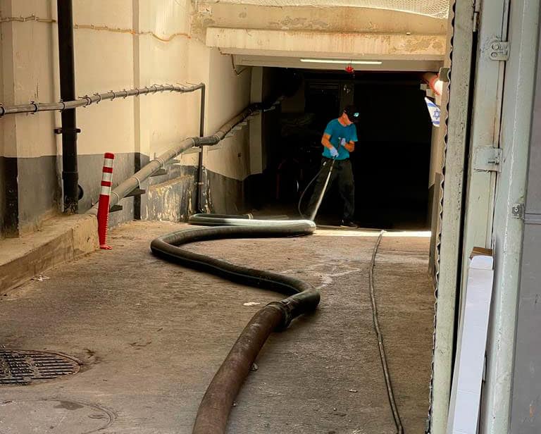 ביובית לחניונים
